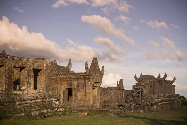 Cambodia Sra November 2017 Reruntuhan Kuil Khmer Koh Ker Sebelah — Stok Foto