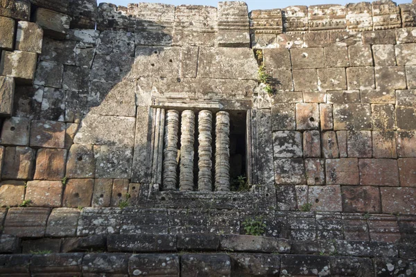 Kambodzsa Sra 2017 November Részletek Romos Khmer Templomok Koh Ker — Stock Fotó