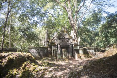Koh Ker Srayong şehir şehir Northwaest Kamboçya Preah Vihear batısında doğusunda Khmer tapınaklar