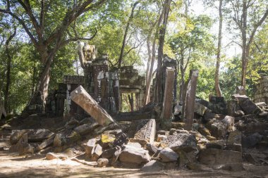 Koh Ker Srayong şehir şehir Northwaest Kamboçya Preah Vihear batısında doğusunda Khmer tapınaklar