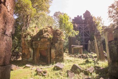 Koh Ker Srayong şehir şehir Northwaest Kamboçya Preah Vihear batısında doğusunda Khmer tapınaklar