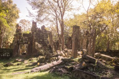 Koh Ker Srayong şehir şehir Northwaest Kamboçya Preah Vihear batısında doğusunda Khmer tapınaklar