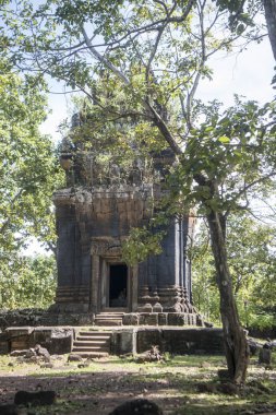 Koh Ker Srayong şehir şehir Northwaest Kamboçya Preah Vihear batısında doğusunda Khmer tapınaklar