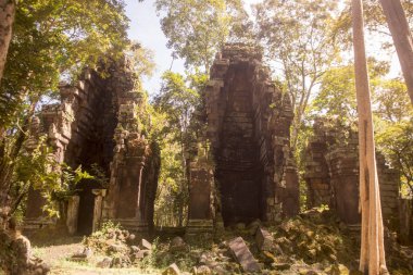 Koh Ker Srayong şehir şehir Northwaest Kamboçya Preah Vihear batısında doğusunda Khmer tapınaklar