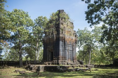 Koh Ker Srayong şehir şehir Northwaest Kamboçya Preah Vihear batısında doğusunda Khmer tapınaklar