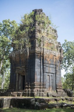 Koh Ker Srayong şehir şehir Northwaest Kamboçya Preah Vihear batısında doğusunda Khmer tapınaklar