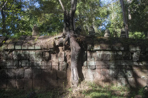 Khmerské Chrámy Koh Ker Východně Města Srayong Západně Města Preah — Stock fotografie