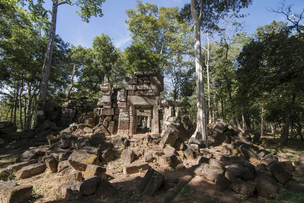 Srayong 町東コー ケーのクメール寺院のカンボジア Sra 2017 — ストック写真