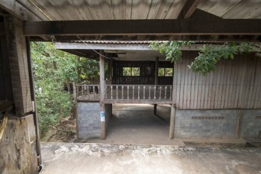 Kamboçya, Anlong Veng - Kasım, 2017: The Ta Mok House, Khmer Rouge Nr.5 Ta Mok içinde şehir Anlong Veng Northwaest Kamboçya Oddar Meanchey il. 