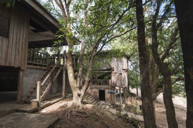 Kamboçya, Anlong Veng - Kasım, 2017: The Ta Mok House, Khmer Rouge Nr.5 Ta Mok içinde şehir Anlong Veng Northwaest Kamboçya Oddar Meanchey il. 