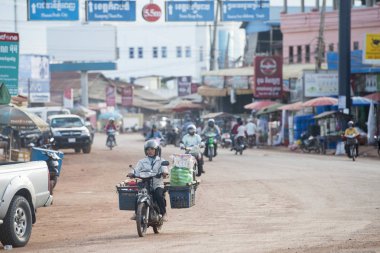 Kamboçya, Anlong Veng - Kasım, 2017: Şehir merkezi olan şehir, Anlong Veng Northwaest Kamboçya Oddar Meanchey il. 