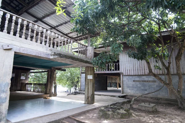 Kamboçya, Anlong Veng - Kasım, 2017: The Ta Mok House, Khmer Rouge Nr.5 Ta Mok içinde şehir Anlong Veng Northwaest Kamboçya Oddar Meanchey il. 