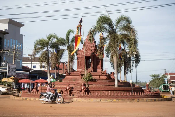 Kambodža Sra Listopad 2017 Náměstí Centru Města Sra Provincii Preah — Stock fotografie