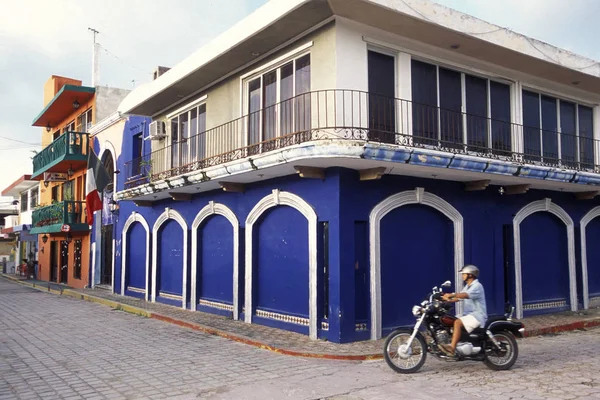 Μεξικό Isla Mujeres Ιανουάριος 2009 Ένα Σπίτι Στο Χωριό Στο — Φωτογραφία Αρχείου