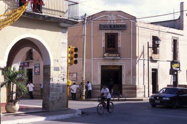 Meksika, Valladolid - Ocak, 2009: Sömürge ve eski şehir Valladolid Yucatan içinde il Quintana Roo Meksika Orta Amerika'da üzerinde.   