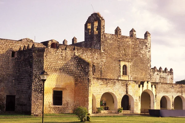 Mexico Valladolid January 2009 Monastery San Bernardine Siena Old Town — Stock Photo, Image