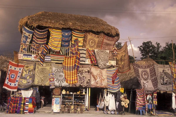 Mexiko Coba Januar 2009 Ein Souvenirladen Der Nähe Der Maya — Stockfoto