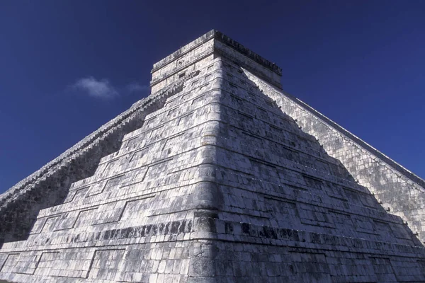 Isla Mujeres Mexiko Leden 2009 Maya Ruiny Kukulkan Pyramide Chichén — Stock fotografie