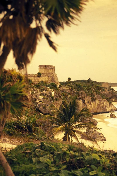 Meksika Tulum Ocak 2009 Maya Kalıntıları Tulum Adlı Quintana Roo — Stok fotoğraf