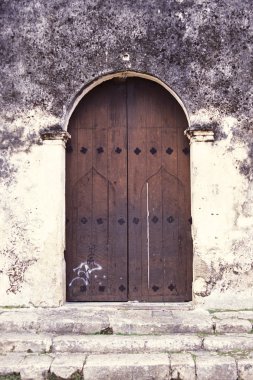 Meksika, Valladolid - Ocak, 2009: Sömürge ve eski şehir Valladolid Yucatan içinde il Quintana Roo Meksika Orta Amerika'da üzerinde.   