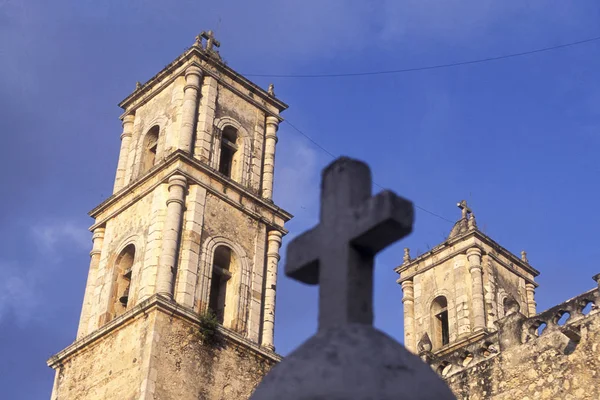 Messico Valladolid Gennaio 2009 Cattedrale San Gervaslo Nel Centro Storico — Foto Stock