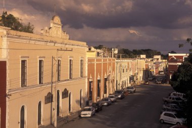 Meksika, Valladolid - Ocak, 2009: Sömürge ve eski şehir Valladolid Yucatan içinde il Quintana Roo Meksika Orta Amerika'da üzerinde.   
