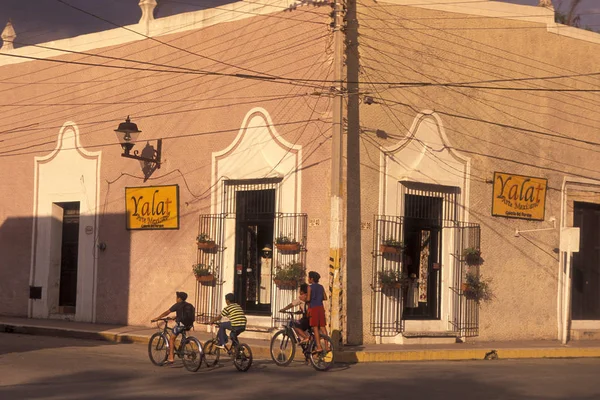 Meksyk Valladolid Styczeń 2009 Kolonialnych Starego Miasta Valladolid Yucatan Prowincji — Zdjęcie stockowe