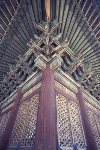 Der Gyeongbokgung Oder Kyongbokkung Palast Der Stadt Seoul Südkorea Ostasien — Stockfoto