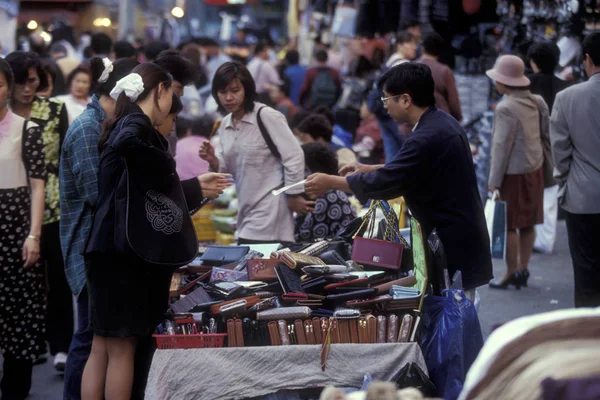 Una Tienda Mercado Callejero Ciudad Seúl Corea Del Sur Eastaasia — Foto de Stock