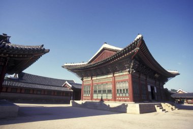 Eastaasia Güney Kore'de Seoul şehir Toksugung sarayda. Southkorea, Seoul, Mayıs 2006