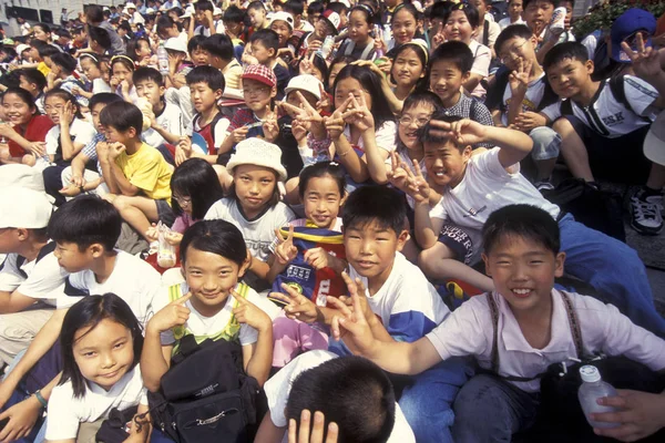 Niños Monumento Del Memorial Guerra Corea Ciudad Seúl Corea Del —  Fotos de Stock