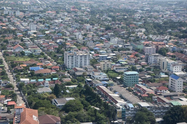 Вид Город Бангкок Рядом Аэропортом Дон Муанг Городе Бангкок Таиланде — стоковое фото