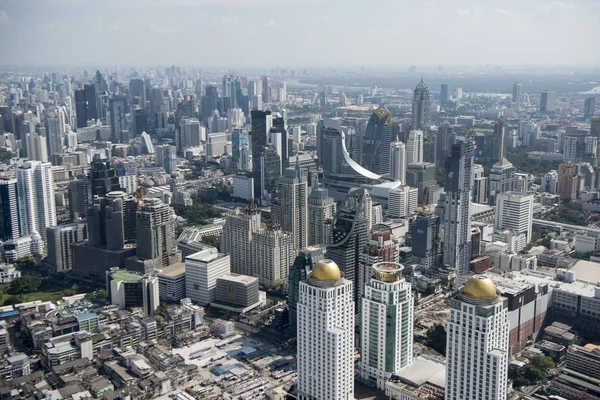 Vista Desde Baiyoke Sky Hotel Ciudad Bangkok Tailandia Southeastasia Tailandia —  Fotos de Stock