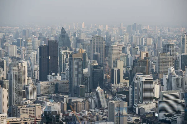 Θέα Από Baiyoke Sky Hotel Στο Πόλη Της Μπανγκόκ Στην — Φωτογραφία Αρχείου