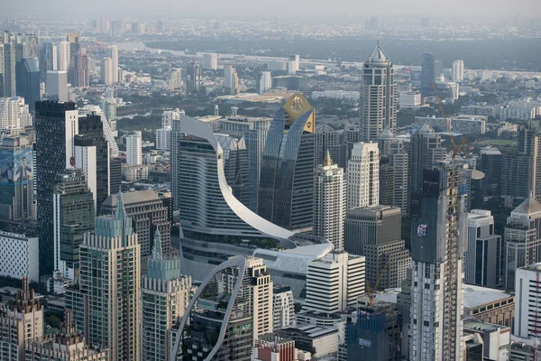 Vista Desde Baiyoke Sky Hotel Ciudad Bangkok Tailandia Southeastasia Tailandia —  Fotos de Stock