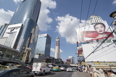 Bangkok manzarası ile Baijoke gökyüzü Hotell Southeastasia Tayland Bangkok şehir. Tayland, Bangkok, Kasım, 2018