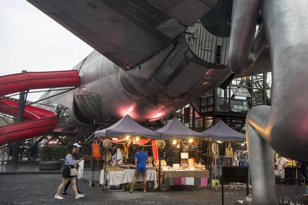 Een Vliegtuig Avond Chang Chui Vliegtuigen Markt Ten Noorden Van — Stockfoto