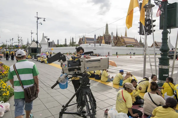 Ein Thailändischer Kamerat Bei Einer Veranstaltung Vor Dem Wat Phra — Stockfoto