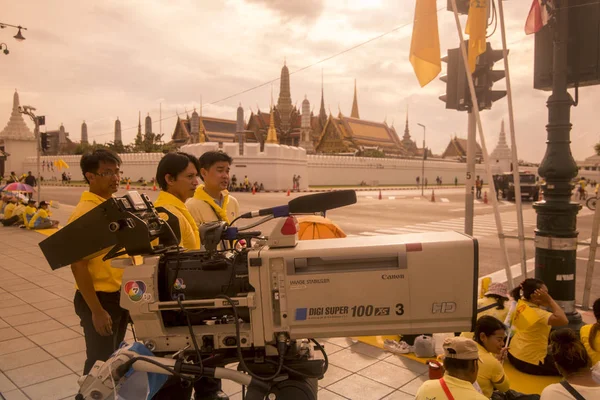 Ein Thailändischer Kamerat Bei Einer Veranstaltung Vor Dem Wat Phra — Stockfoto