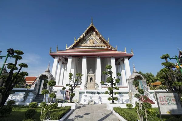 Arquitectura Del Templo Wat Suthat Banglamphu Ciudad Bangkok Tailandia Southeastasia — Foto de Stock