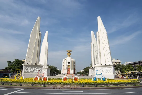 Monument Démocratie Bangladesh Dans Ville Bangkok Thaïlande Dans Sud Est — Photo
