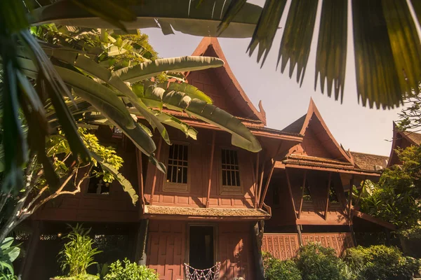 Jim Thompson evinde Siam Square Southeastasia Tayland Bangkok şehir mimarisi. Tayland, Bangkok, Kasım, 2018