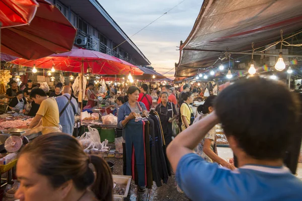 Köttmarknaden Maten Marknaden Khlong Toey Market Khlong Toey Staden Bangkok — Stockfoto