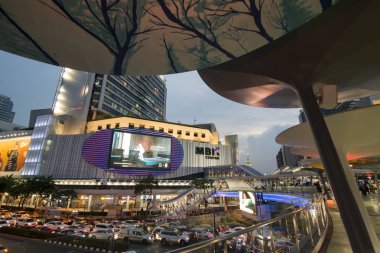 Mbk alışveriş Sian Meydanı Southeastasia Tayland Bangkok şehir merkezinde. Tayland, Bangkok, Kasım, 2018