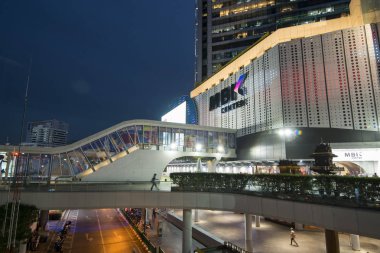 Mbk alışveriş Sian Meydanı Southeastasia Tayland Bangkok şehir merkezinde. Tayland, Bangkok, Kasım, 2018