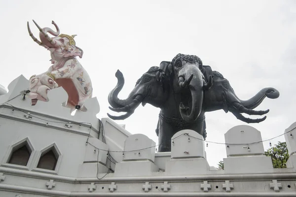 Los Elefantes Grandes Museo Erewan Provincia Samut Prakan Sur Ciudad — Foto de Stock