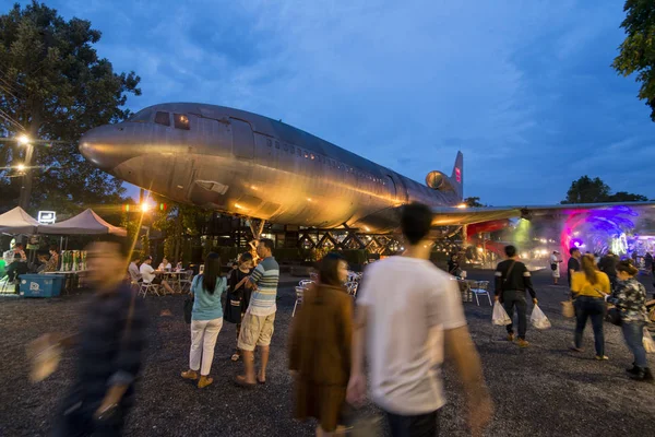 Een Vliegtuig Avond Chang Chui Vliegtuigen Markt Ten Noorden Van — Stockfoto