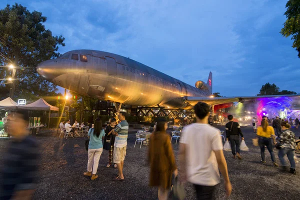 Een Vliegtuig Avond Chang Chui Vliegtuigen Markt Ten Noorden Van — Stockfoto