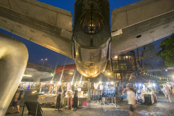 Airplane Evening Chang Chui Aircraft Market North City Bangkok Thailand — Stock Photo, Image