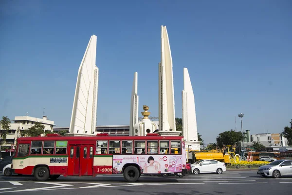 Monument Démocratie Bangladesh Dans Ville Bangkok Thaïlande Dans Sud Est — Photo